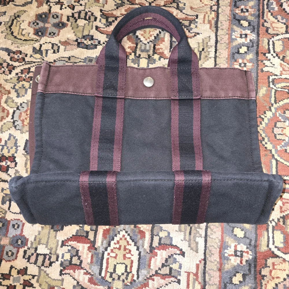 Hermes Fourre-Tout PM Canvas Tote Bag